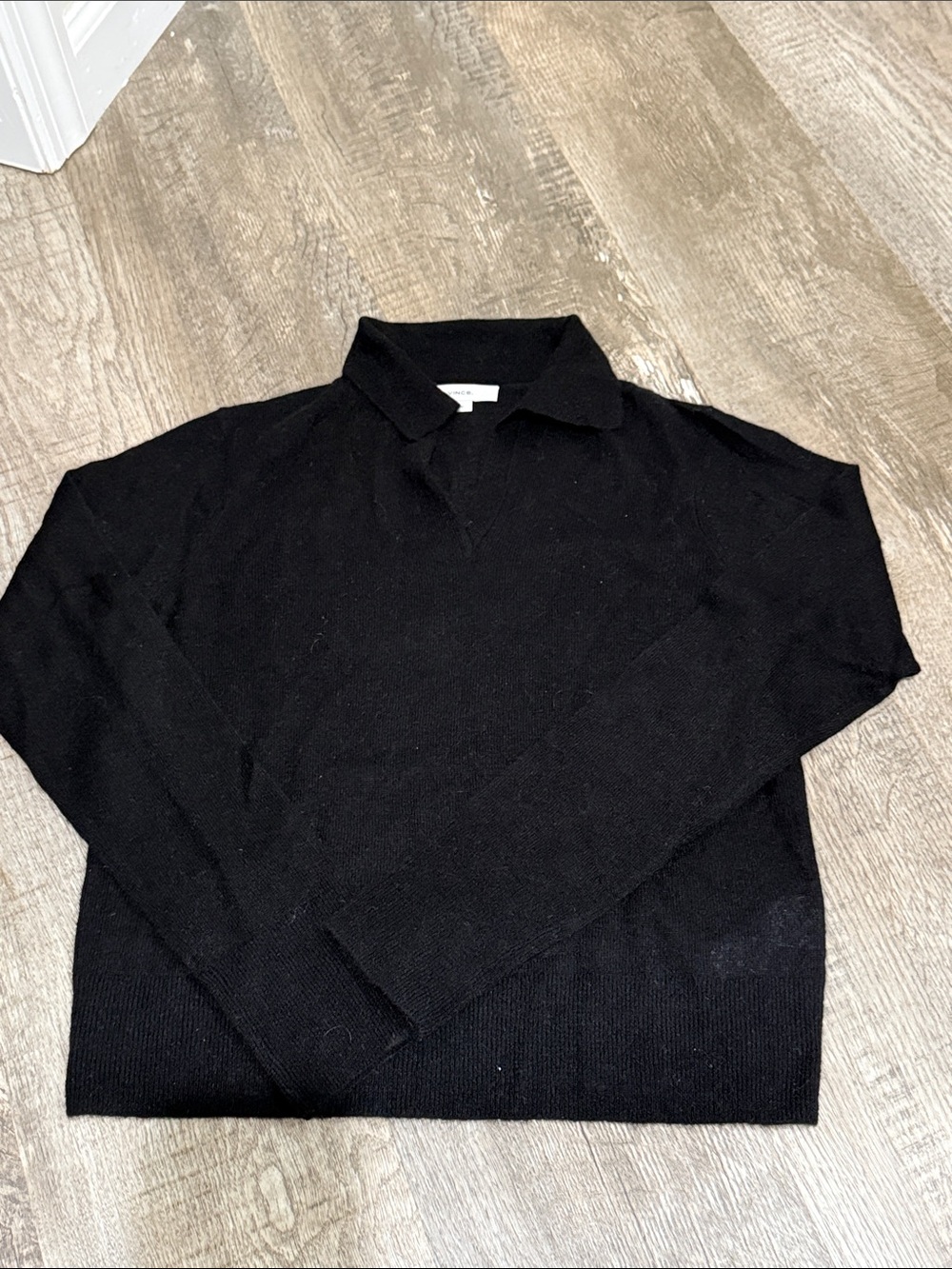Vince wool/cashmere polo sweater
